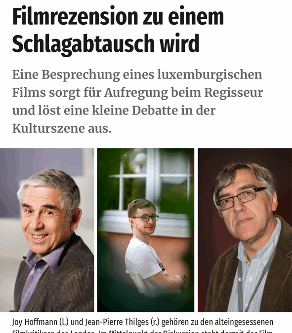 Causa Freilinger – Thilges :  Pensionierter “Filmkritiker-Papst”  contra Studenten