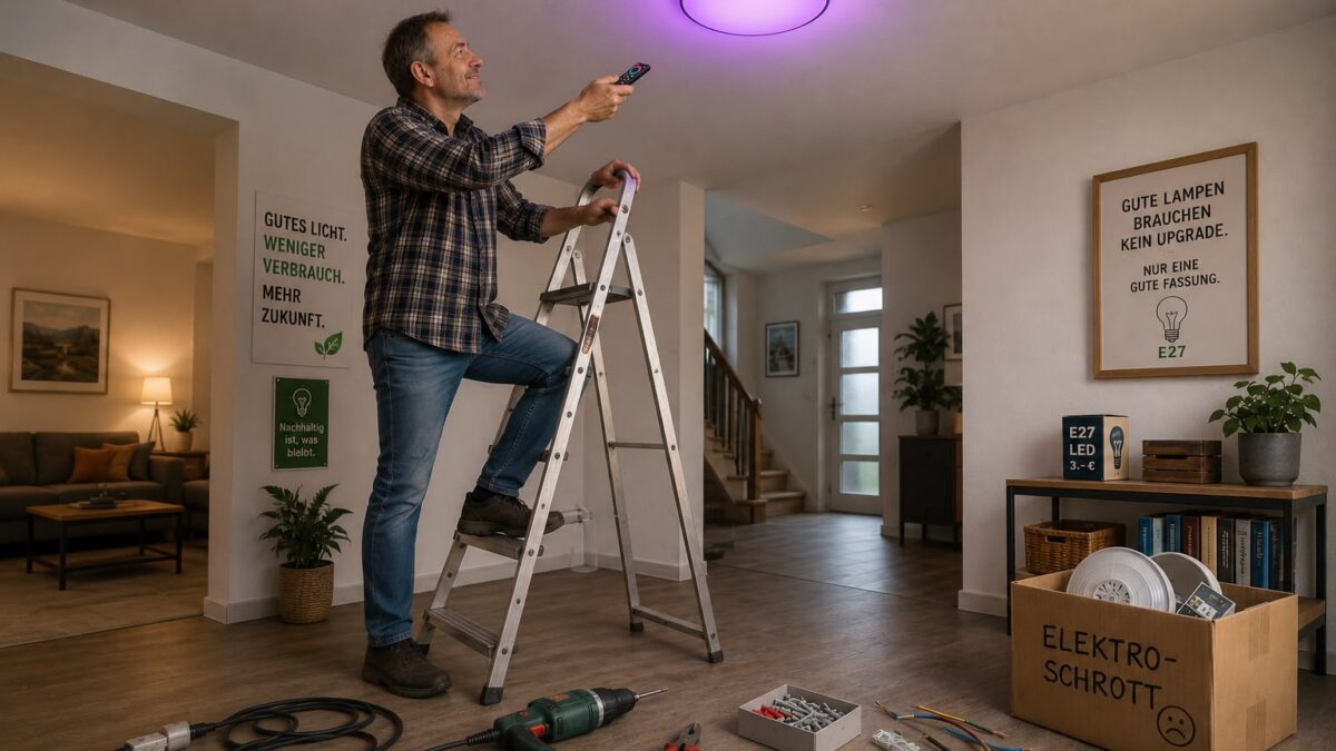 Karl und die nachhaltigen Lampen